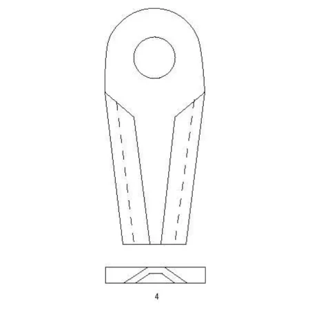 Nożyk kosiarki rotacyjnej lewyprawy 132x50x4 mm 2 - Sklep.SigmaAgro.Pl.webp
