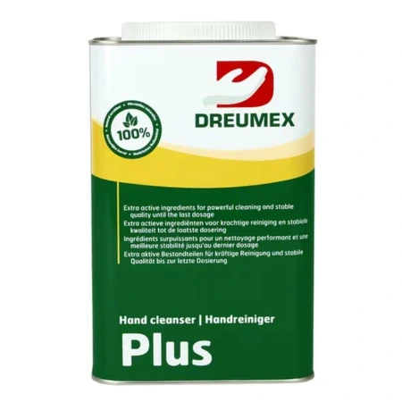 Pasta BHP do mycia rąk DREUMEX PLUS 4.5 litra żółta idealna do smarów, olejów, ciężkich zabrudzeń - Sklep.SigmaAgro.Pl.webp