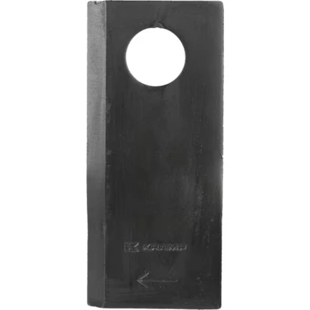 Nożyk kosiarki rotacyjnej prawy 112 x 49 x 4 mm otwór.webp
