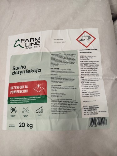 Preparat do suchej dezynfekcji pomieszczeń z chloraminą .webp