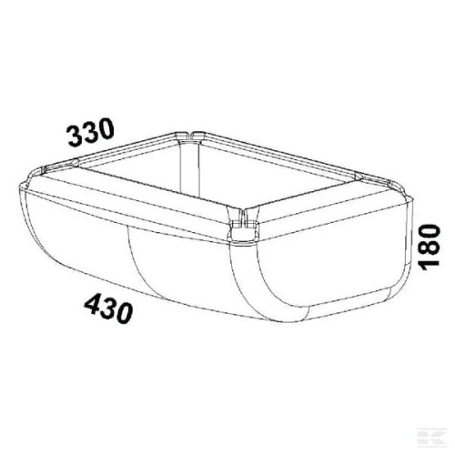 1620100140 Koryto z korkiem spustowym, 17 l 2.jpg
