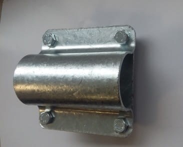 Obejma 2" x 2,5" do łączenia rur karkowych, rur do agrafek, rur nośnych paszowych