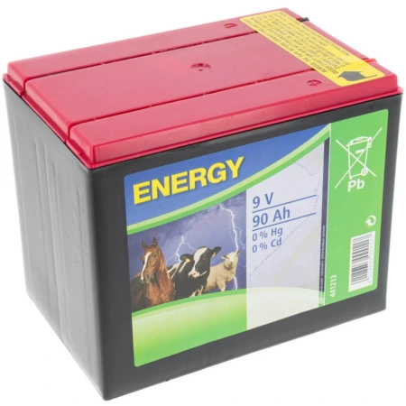Bateria chlorkowa do elektryzatora 9 V 90 Ah marki KERBL – stabilne napięcie, pojemność 90 Ah, waga 3,6 kg. Ekologiczne i wydajne rozwiązanie do ogrodzeń elektrycznych.