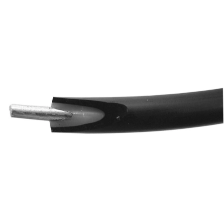 Podziemny przewód wysokiego napięcia AKO 25 m x 1.6 mm – podwójnie izolowany, ze stalowym rdzeniem ocynkowanym, niski opór 0.07 Ω/m, idealny do trwałych ogrodzeń elektrycznych.
